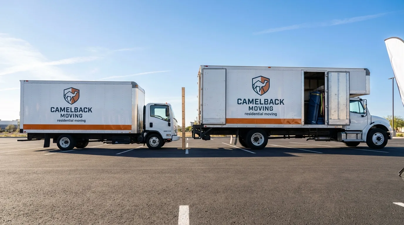 Moving truck size capacity guide in Campbellsport